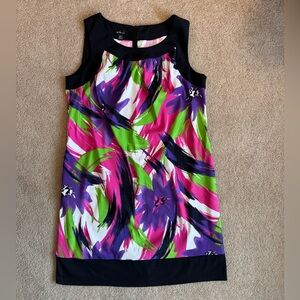 Colorful Sleeveless Women’s Dress